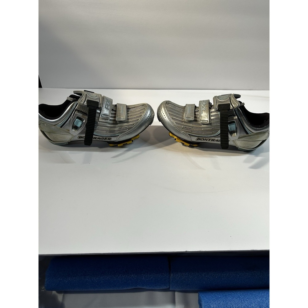 Bontrager RXL Road Cycling Shoes Silver Carbon Clipless EU 38.5 US 7.5 - Picture 2 of 7